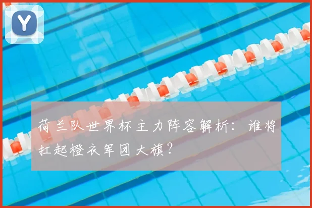 荷兰队世界杯主力阵容解析：谁将扛起橙衣军团大旗？